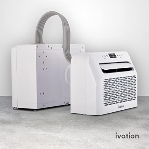 Ivation 6,500 BTU Camper Air Conditioner | Portable Over-the-Window Sill AC, Fan & Dehumidifier for RV, Caravan & Motorhome | Digital Display, Temperature Control, Timer, Sleep Mode, Whisper Quiet
