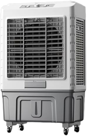 Evaporative Air Cooler, Portable Air Conditioner with Ice Crystals and 3 Wind Speeds, Swamp Cooler for Room Office Factory(60 * 42 * 102cm)