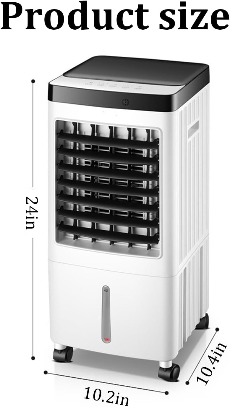 Portable Air Conditioner,Three Adjustable Wind Speeds Refrigeration Small Air Cooler,7-Hour Timer Indoor Air Conditioner,Convenient to Move,for Bedrooms, Study Rooms, Garages, Hotels, Etc