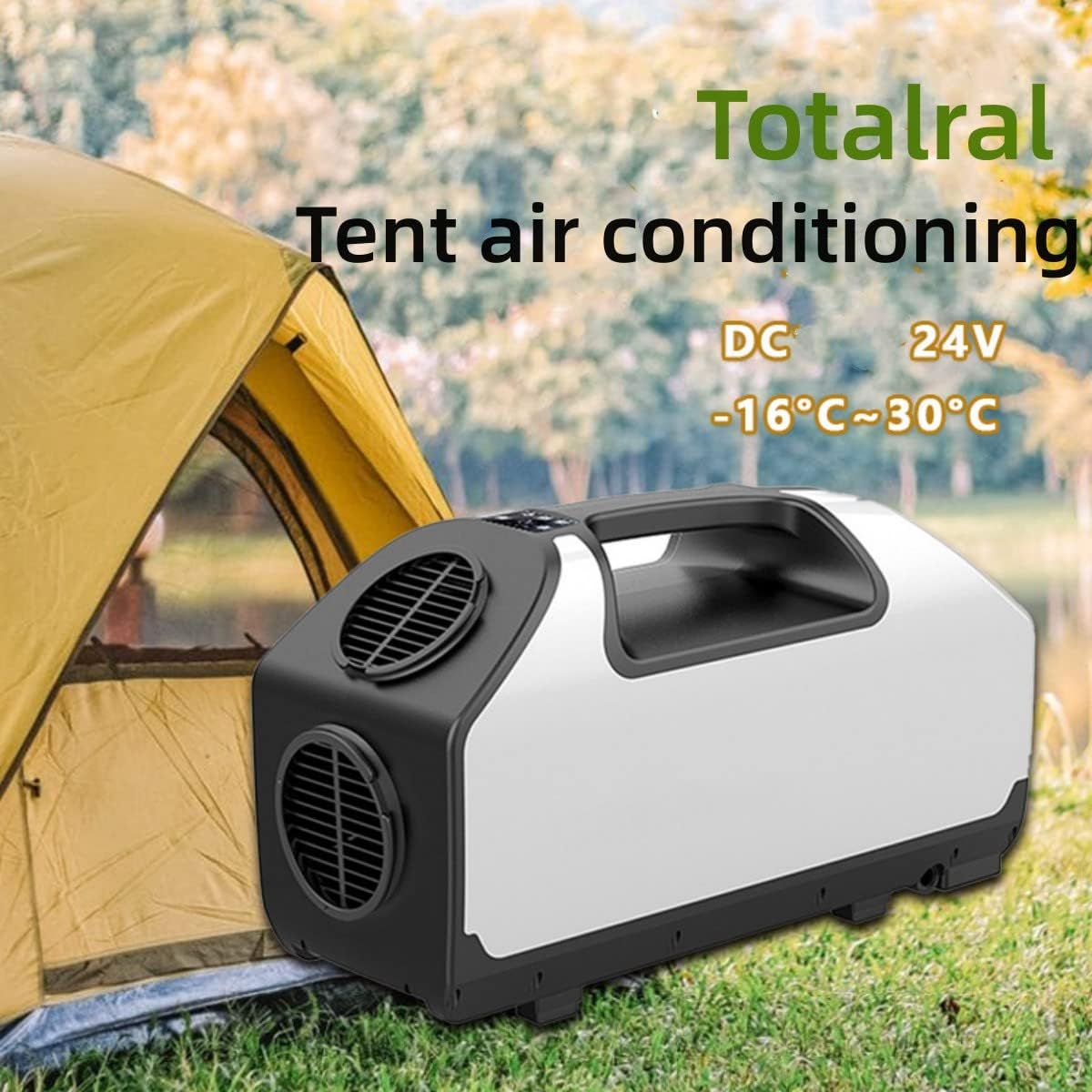 Tent air conditioner, New energy portable tent electric air conditioner, DC24v,2388btu,variable frequency fully automatic adjustment
