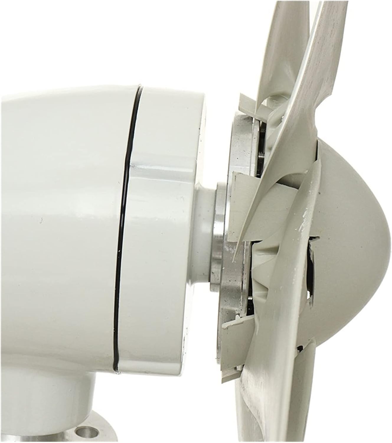 Wind Turbine, 6000W Small Home Wind Turbine Generator Windmill Fit for Street Lamps,Monitoring Boat Free 10kw 10000W WithController(White,with Controller_48V)