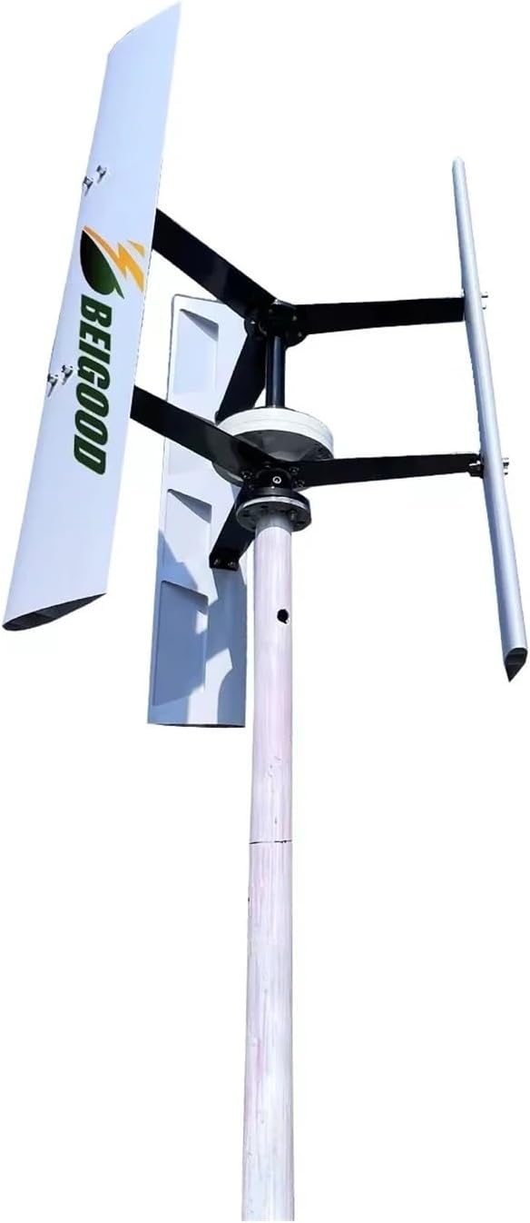 Wind Turbines, Vertical Wind Turbine 8000w 12v/24v/48v Maglev nerator Low Wind Speed Start Free Energy 3 Phase AC Windmill for Home Use(12V)