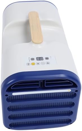 Evaporative Air Cooler, 5200BTU Low Noise Heating and Cooling Dual Use Lightweight Versatile Portable Small Air Conditioner for Kitchen (US Plug 110V)