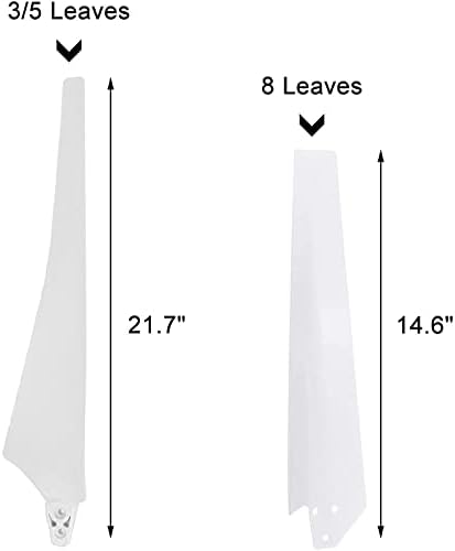6000W Wind Turbine Generator Kit, 12V/24V/48V, 8 Blades, Marine & RV Wind Power System, Includes Charge Controller for Home & Off-Grid Energy Solutions