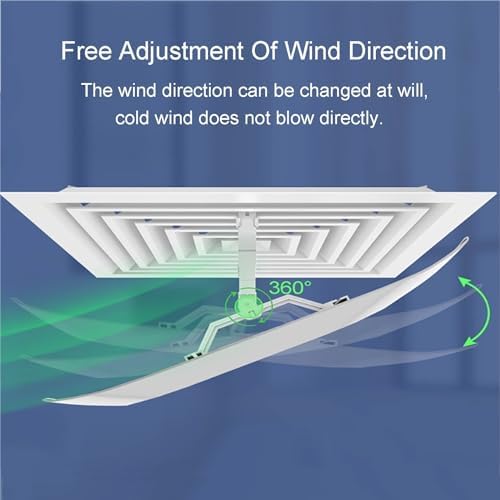 Central Air Conditioning Deflector Air Conditioner Windshield Air Conditioners Baffle Shield Air Conditioning Vent Deflector Ac Vent Deflector Prevent the Air From Blowing Straight,Angle Adjustable