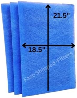 Fast-Shipped-Filters 3 Pack 20x24 Captura air cleaner replacement polarized filter pads refill