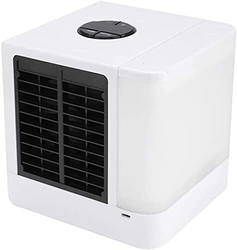 Cooler ice air Conditioner Super air Cooler Portable air Conditioner with LED USB mini Desktop Fan 5 Positions Adjustable
