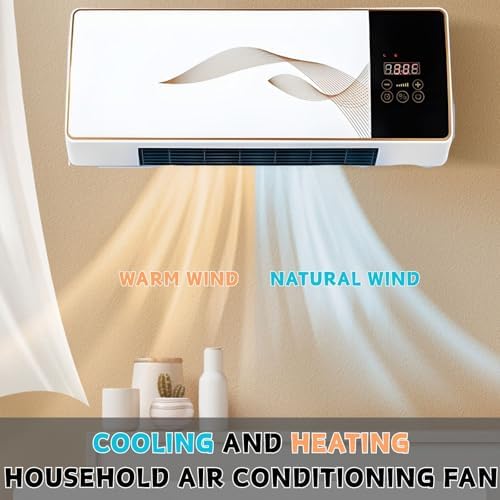 Portable Air Conditioners Fan Wall Ac And Heater Combo Unit With Remote Conditioner Fan For Home Office Bedroom