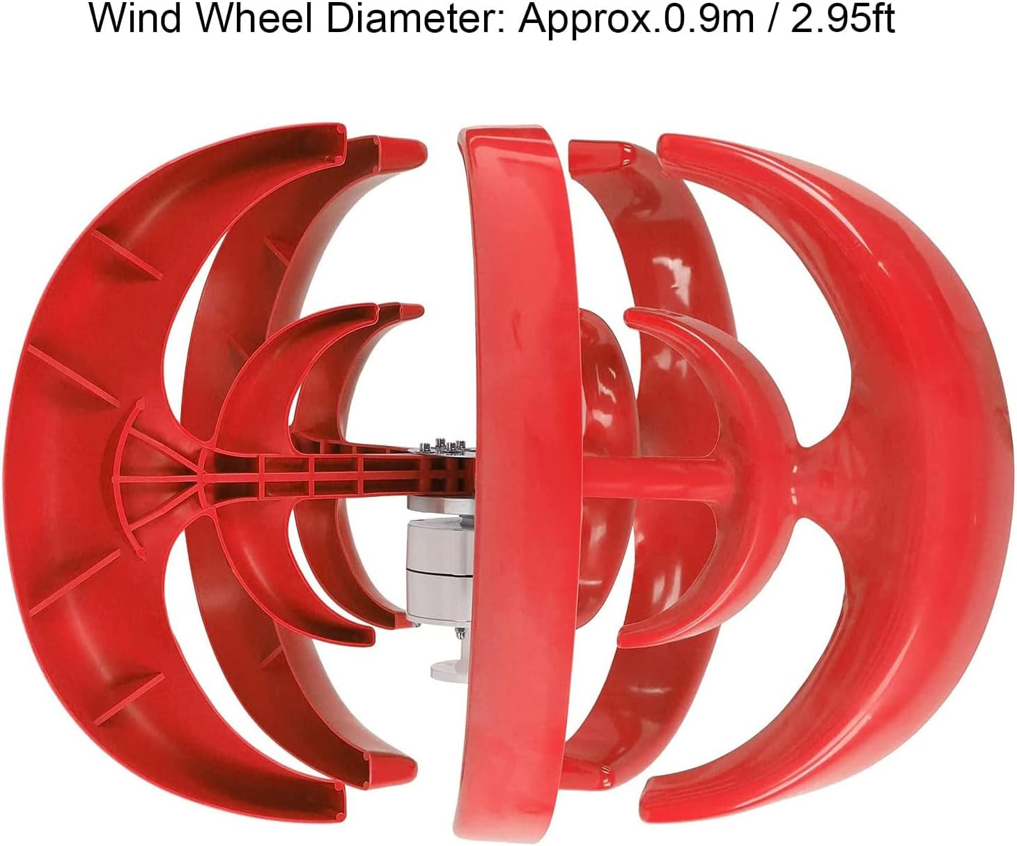 12v, High Efficiency 10000W Small Wind Turbine Generator for Home Use Kit,12V/24V/48V Motor Kit Vertical Axis Windmill Energy+Wind Generators for Home Use