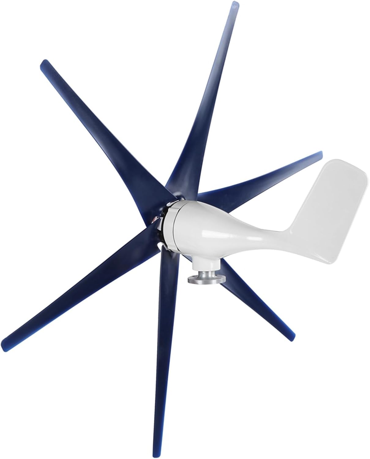 Professional 6-Blade Small Wind Turbine Generator 1600W 24V for Residential Commercial and Industrial Off-Grid Solar Wind Power Generation