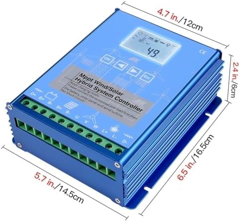 16000W MPPT Solar & Wind Hybrid Charge Controller - 12V/24V/48V Intelligent Regulator for Solar Panels & Wind Turbines, Optimal Energy Management & High Efficiency