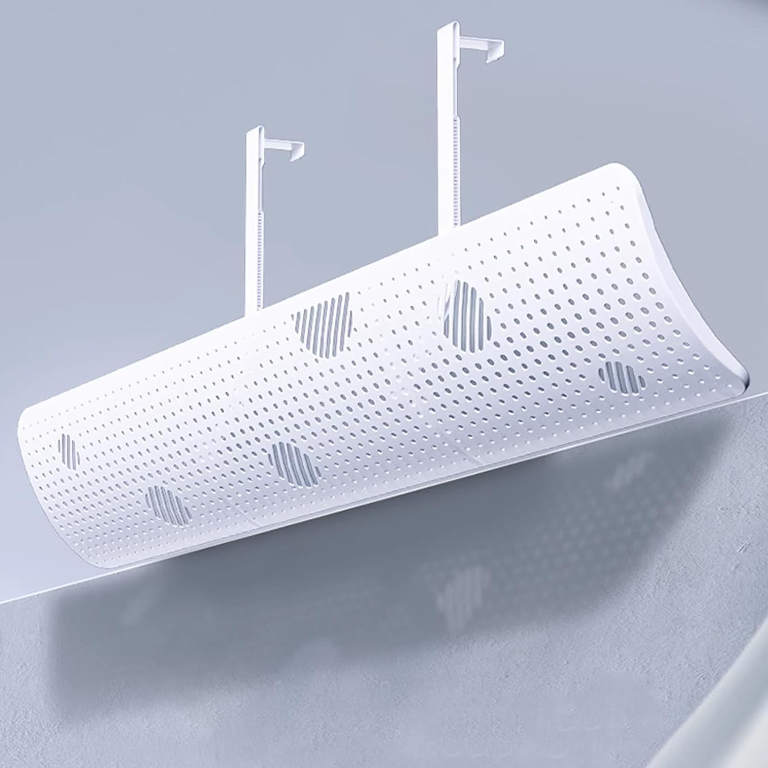 180° Adjustable Air Conditioner Deflector, Ac Vent Deflector, Wind Direction Baffle for Cooling, Heating, for Home, Office