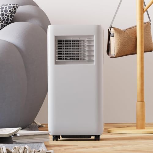 Versatile 3-in-1 10,000 BTU Portable Air Conditioner, Portable AC Units for Rooms with Dehumidifier & Fan, Room Air Conditioner Cools Up to 450 Sq. Ft, Sleep Mode, Remote, Timer, White