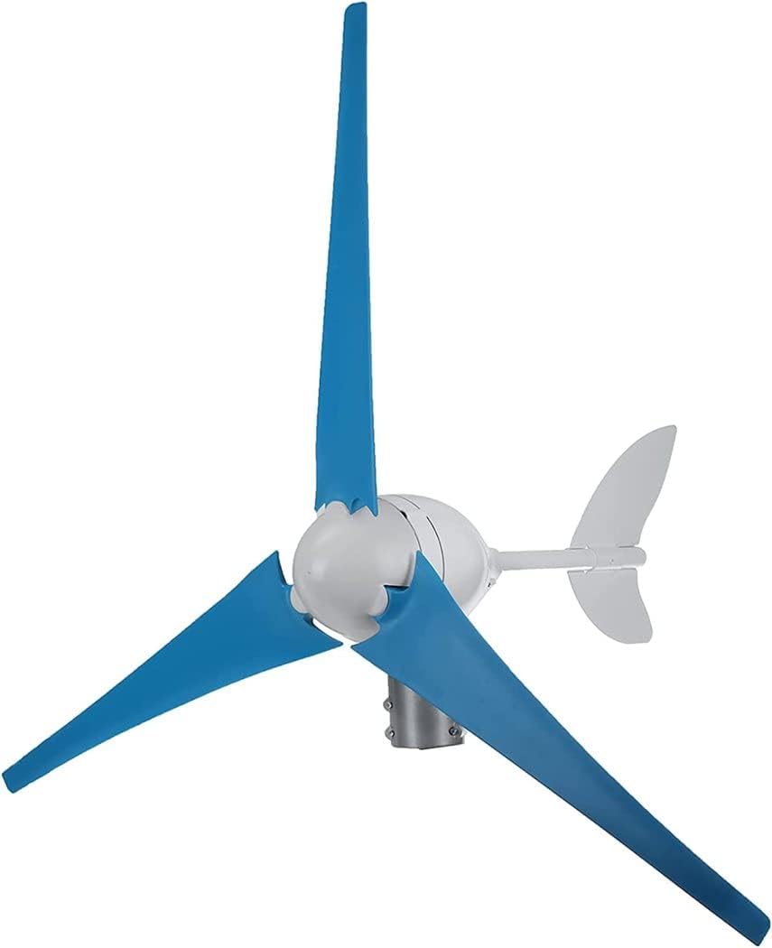 LiuSj JUnSt 10000W Wind Turbine Generator Kit, with Controlle 3 Blades Home Wind Turbines Kit for Home Camping(Blue)