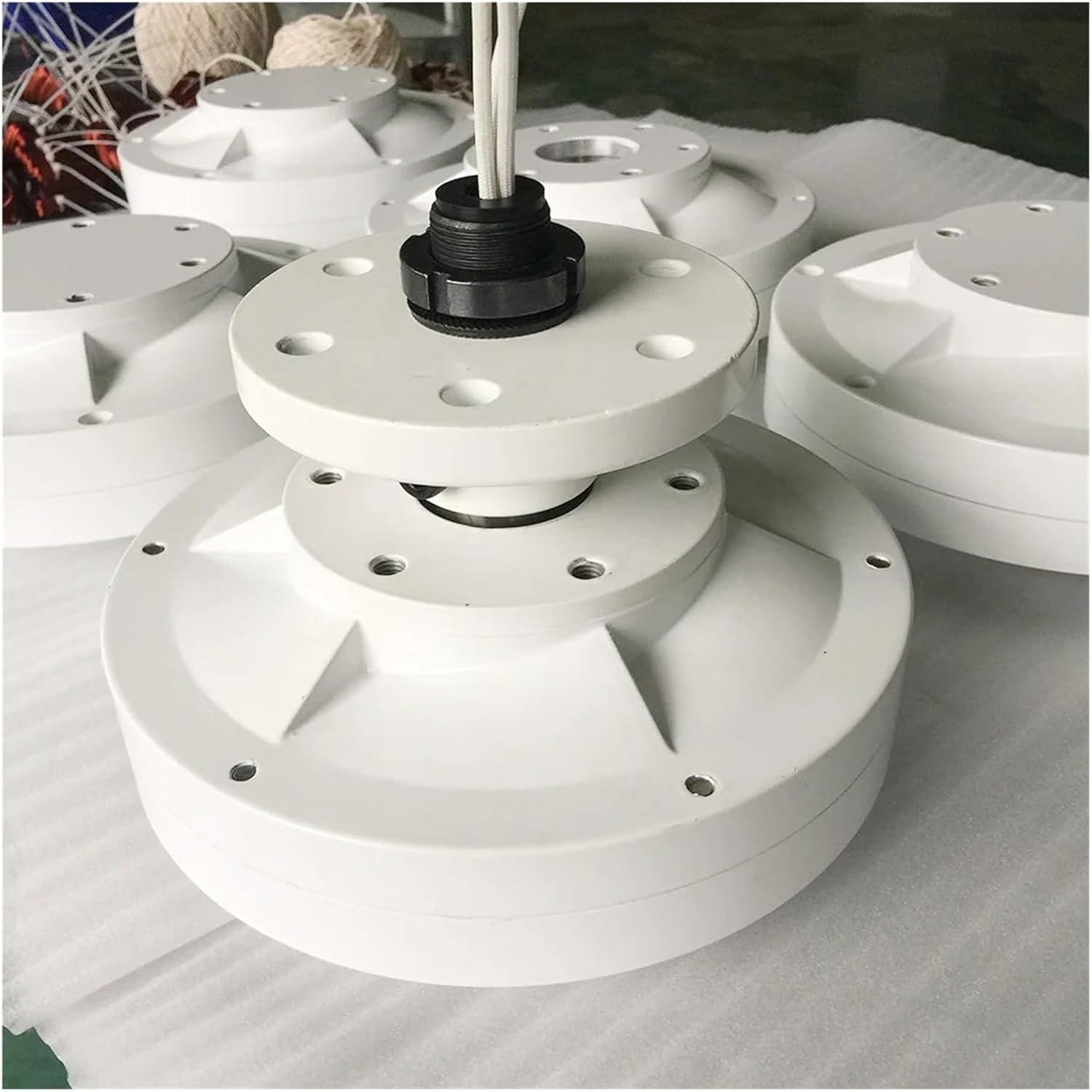 Wind Turbines, 1000W 12v 24v 48v New Energy Vertical Axis Brushless Ac Rare Earth Permanent Magnet Alternator Generator DIY Wind Turbine(48V)