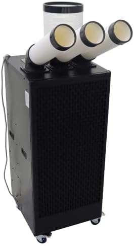 Portable Air Conditioner Industrial Spot Cooler Mobile Cooling Aircon with 13L Large Tank and Wheels for Hospital Warehouse Workshop 220V 2500W