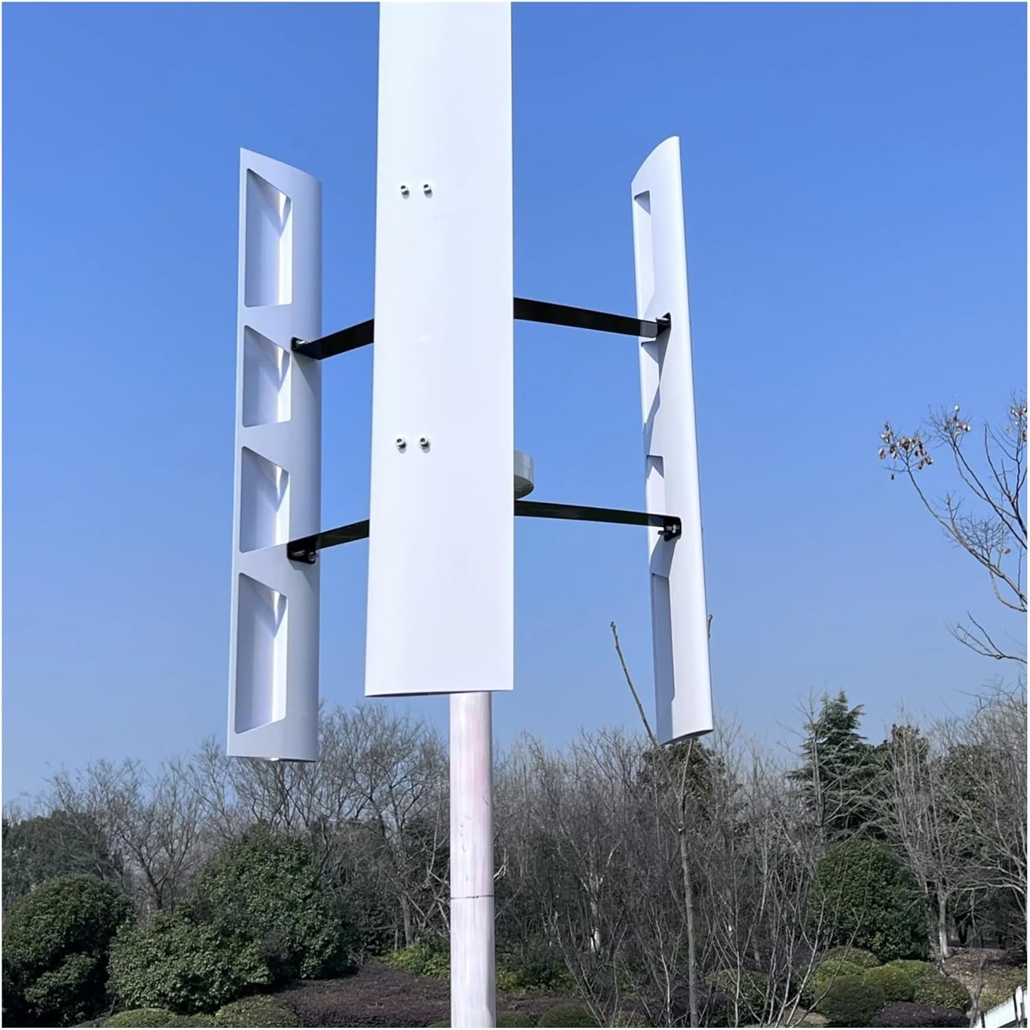 Wind Turbines, 5000W Wind Turbine nerator Household Energy Stora System Vertical Home Appliance 48V Low Wind Speed Starting Wind Turbine(24V)