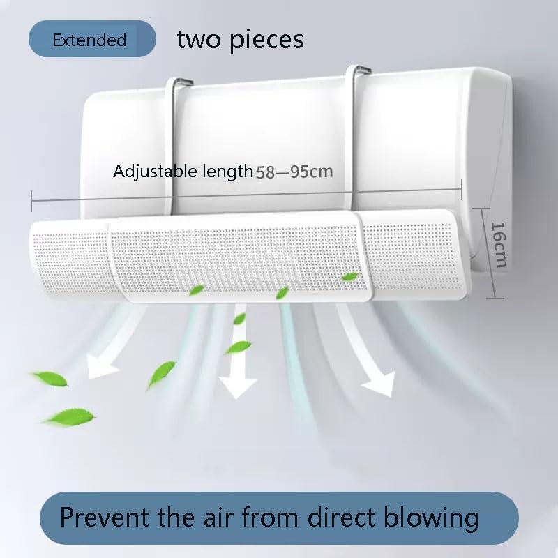 Retractable Central Air Conditioning Wind Shield, Suitable for Most Air Conditioners, Anti Direct Blowing