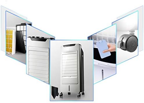 Portable Air Conditioner Fan Air Cooler, Evaporative Portable Small Air Conditioner Misting Humidifier Fan And Bladeless Noiseless Fan, For Office, Dorm, Room(Free Ice Tray)