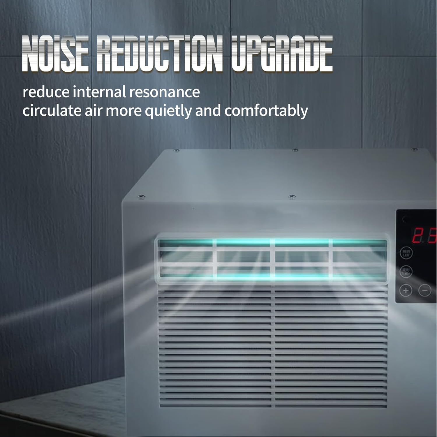 Compact Mini Air Conditioner - Fast Cooling Dehumidifier for Camping, No Outdoor Unit Required