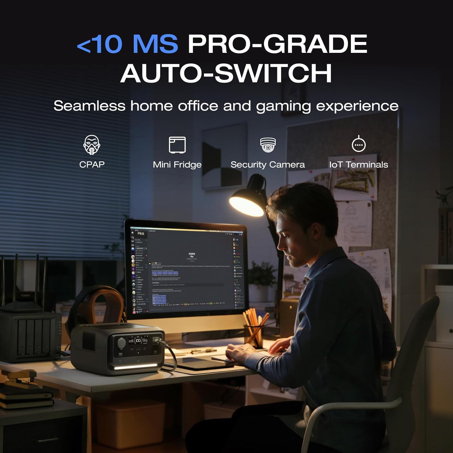 EF ECOFLOW Portable Power Station River 3 Plus with EB600 Extra Battery, Expand Capacity from 286Wh to 858Wh, 3 Up to 1200W AC Outlets, 