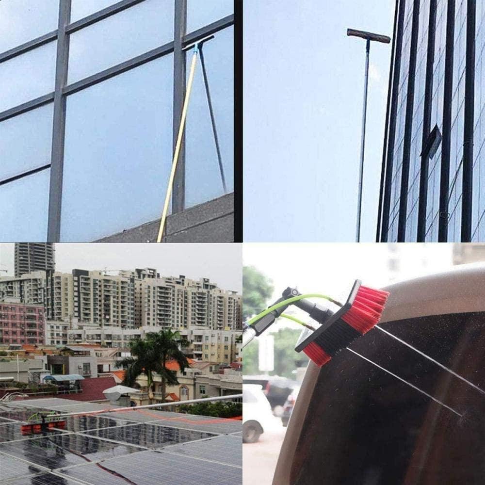 Water Fed Pole Kit, Solar Panel Cleaner, 3.6-11M Window and Solar Cleaning Pole Brush Window and Solar Panel Cleaning System Windows Cleaning & Washing Tool,24(12FT/3.6M