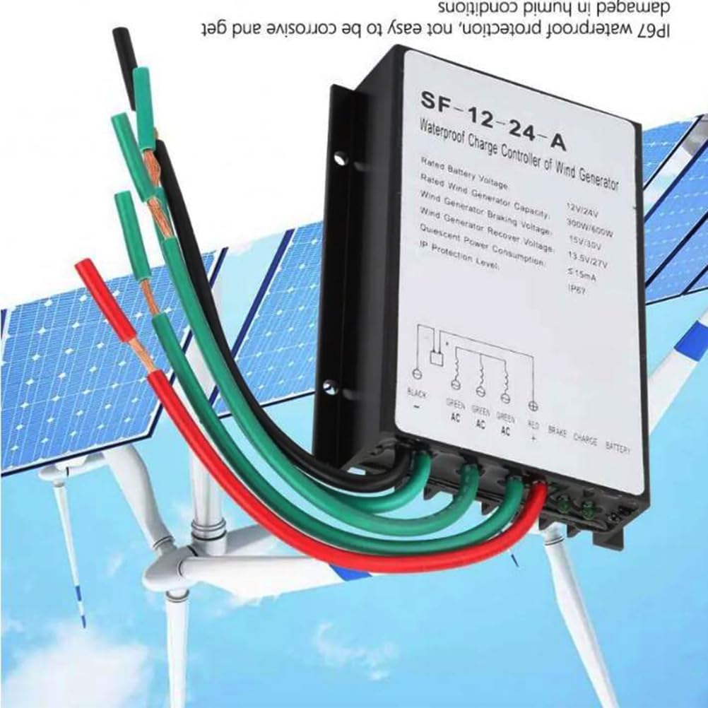 12000W DC 12V/24V/48V Wind Turbines Generator Charge Controller, Waterproof Battery Charge Controller Regulator(10A-40A)