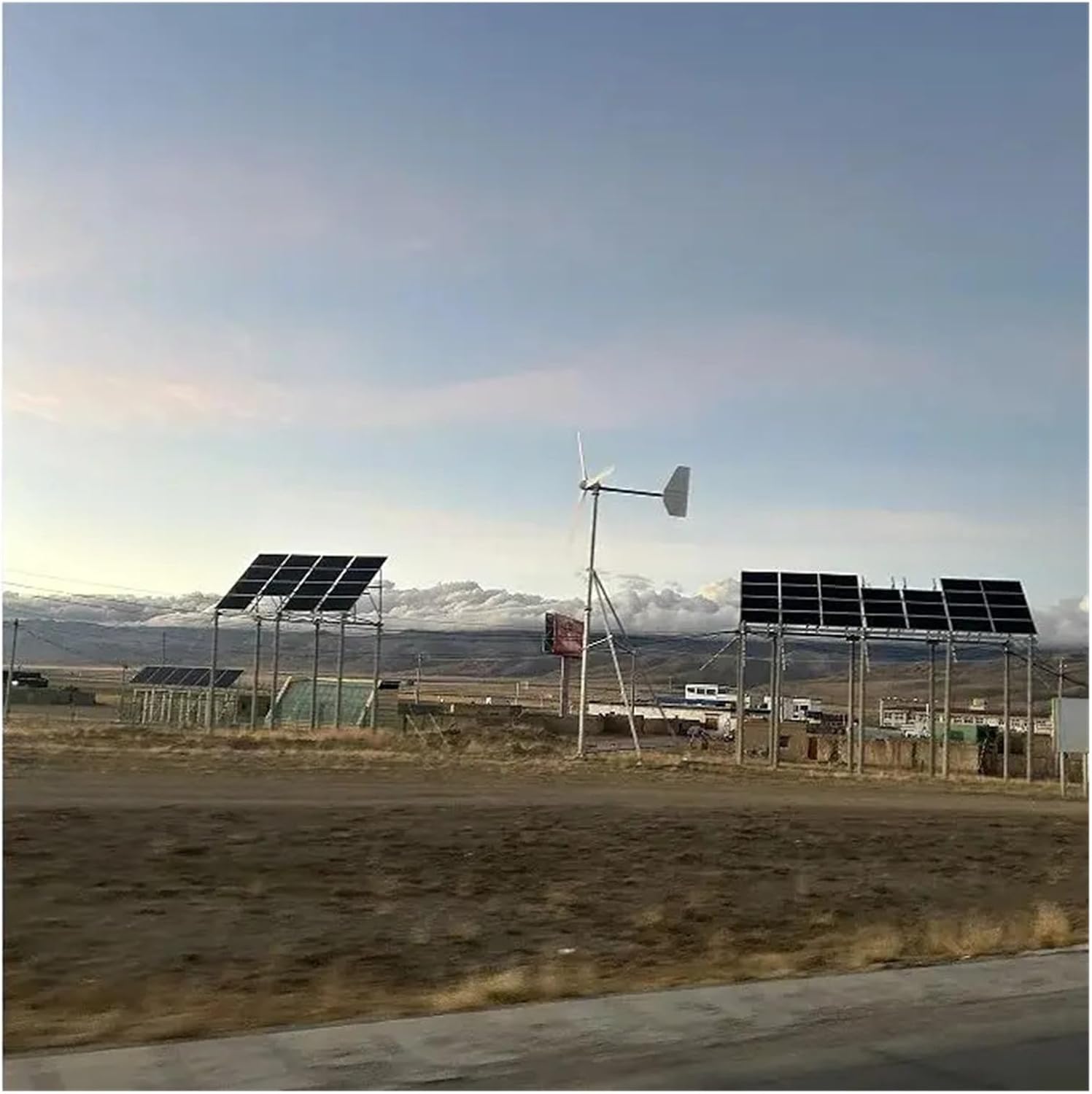 Wind Turbines, 1500W 12V 24V 48V 3 Blades Horizontal Wind Turbine nerator Windmill High Efficiency(48V)