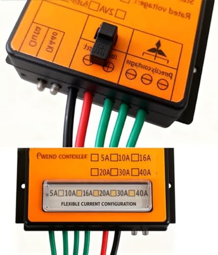 220V MPPT Charge Controller 10A-40A, 6000W-10000W for 12V/24V/48V Wind Turbine Generator, Waterproof IP68, Efficient Solar & Wind Energy Management System