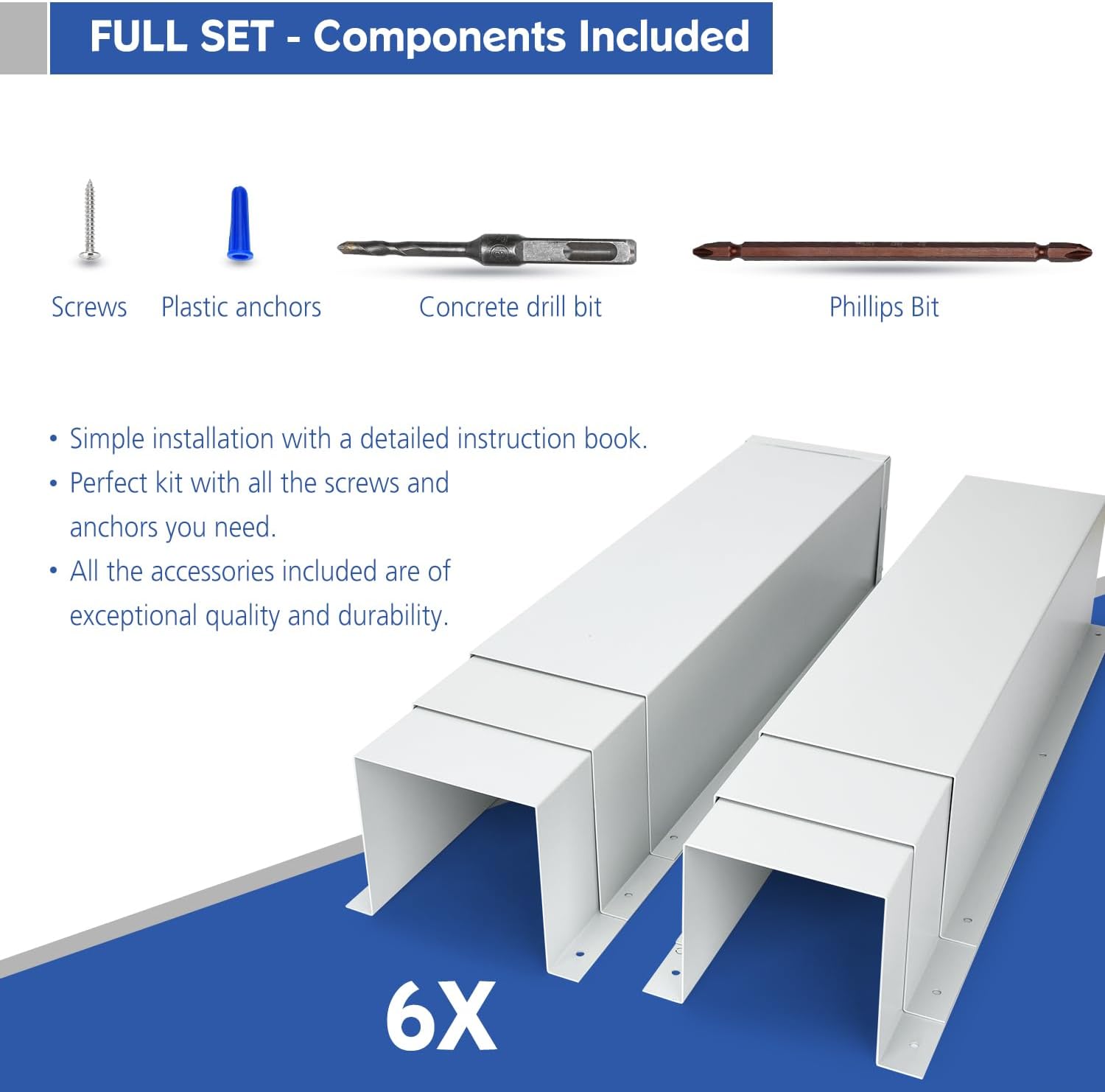 TOPOWN Metal HVAC Lines Cover for Central Air Conditioner 4x4