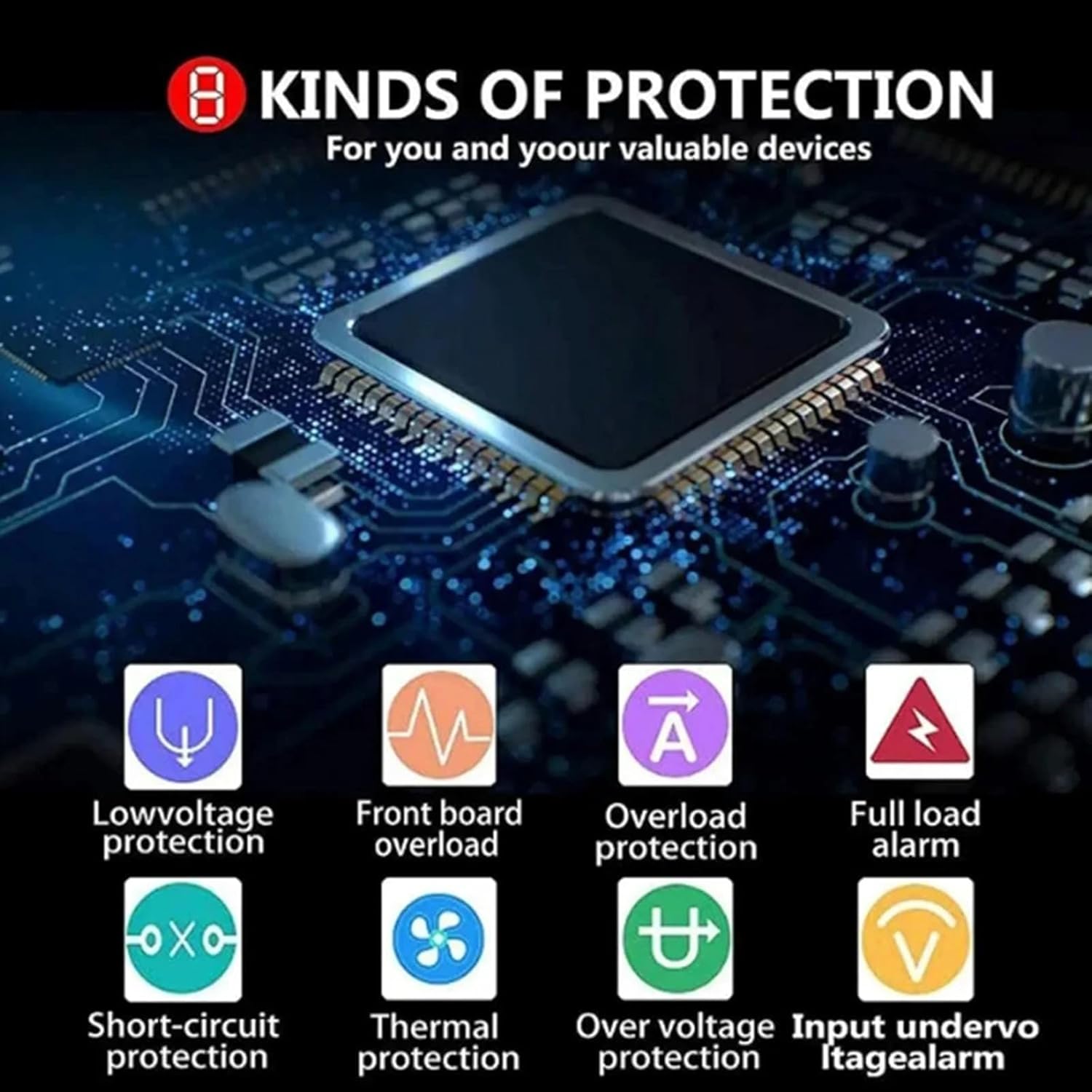 Multifunction 12V To 1600W ABS Sine Waving Inverters & Stationary Solar Power Inverters For Homes Office & Field Work