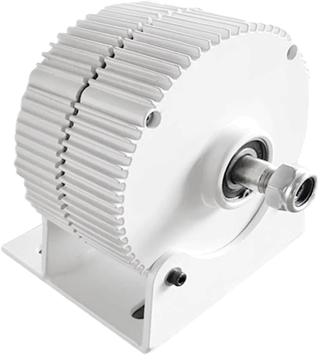 Wind Turbine Generator Kit, Small Alternator Low RPM Permanent Magnet Generator 1000W 12V 24V 48V DIY Wind Turbine Motor Three Phases for Hybrid Solar Wind System(WB,Single Shaft_12V_1000W)