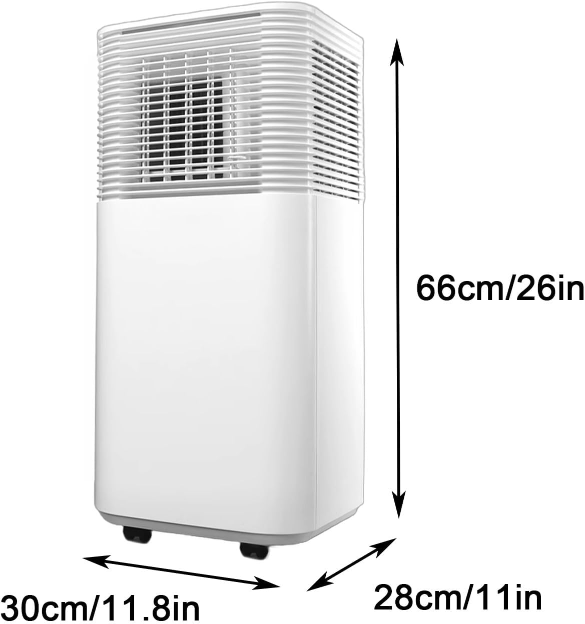 10000 BTU Portable Air Conditioners for Bedrooms with Dehumidification Remote Control 2 Speeds and Timer for Room Office Small Spaces, 220V