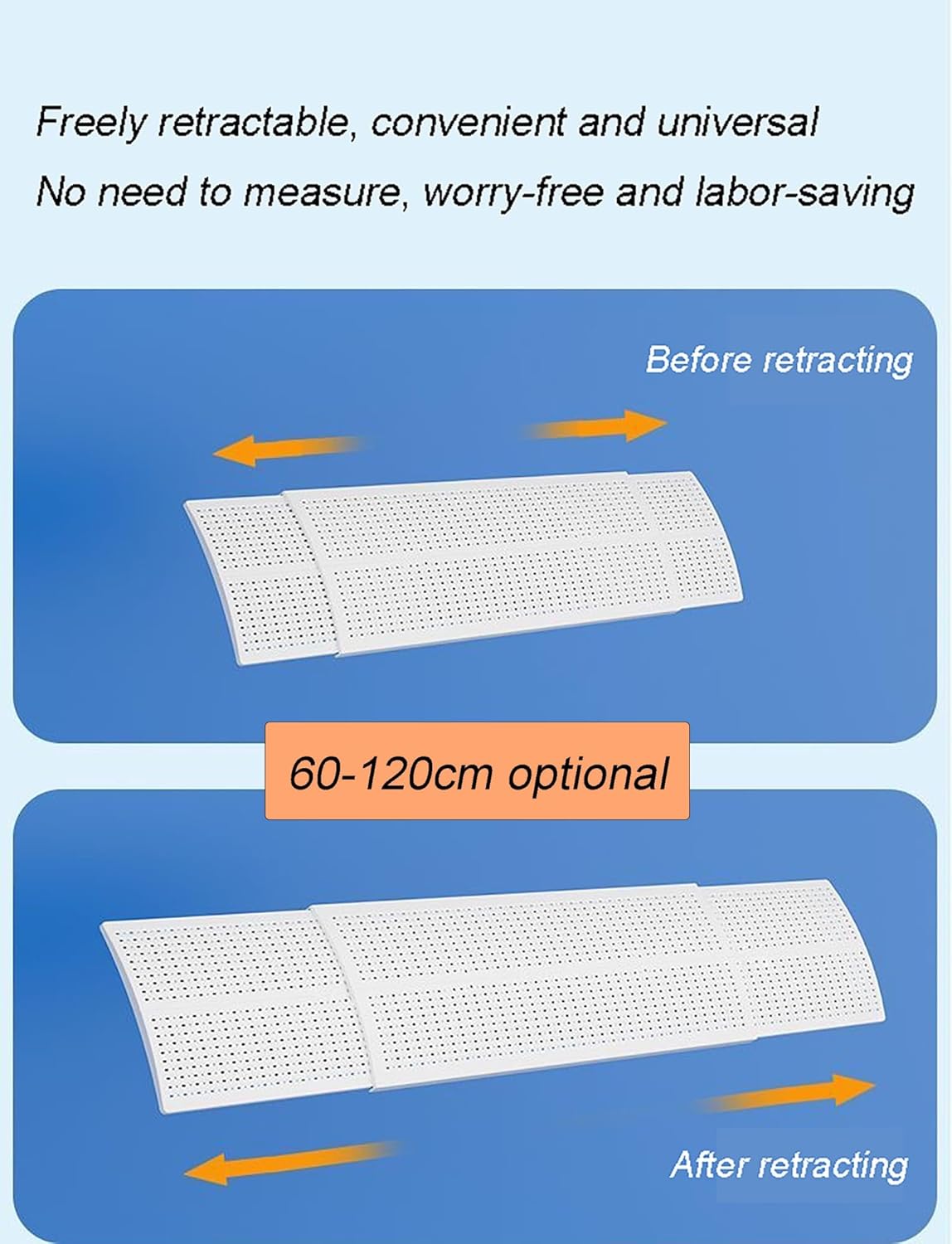 Central Air Conditioner Outlet Prevent Direct Blowing Deflector, Air Conditioner Deflector, Cold Air Grille Baffle for Home, Office, Warehouse