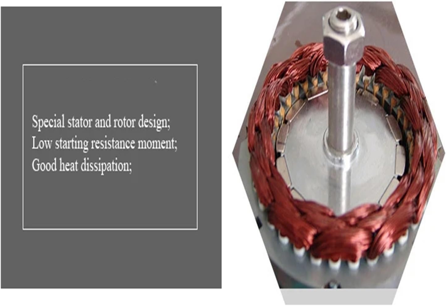 Wind Turbines, DC PM 400W nerator Three Phase Permanent Magnet Alternator for Wind Turbine(No Base,Double Shaft_48V)