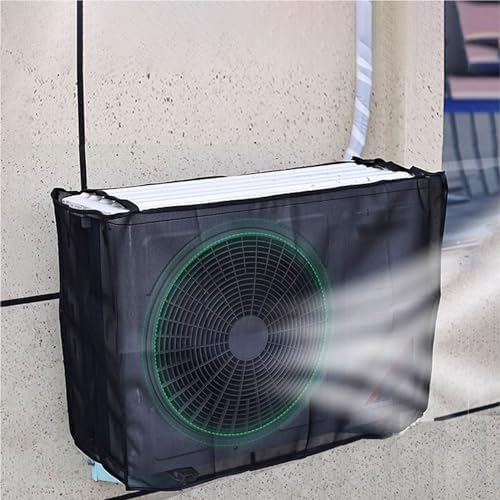 Generic Thicken Air Conditioner Outer Cover Protection Outdoor Dustproof Protective Cover, Easy To Install, For Outdoor Air Conditioning, Dust And Rainproof ( Color : White , Size : 98*50*7CM_D )