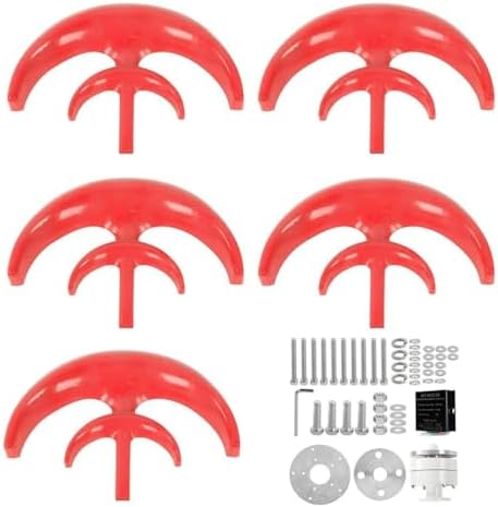 High Efficiency Vertical Wind Turbine Generator 3000W-6000W AC 12V/24V/48V with MPPT Controller for Home, Boats, Street Lighting - Renewable Energy Solution