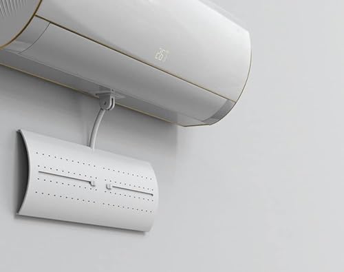 Home Air Conditioner Windshield, Prevent Direct Blowing Adjustable Windshield Wall-Mounted Air Conditioner Air Outlet Baffle Retractable Deflector