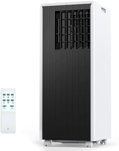 Portable Air Conditioner for 250-350 Sq Ft 3-In-1 8000 BTU AC Unit with Cooling/Dehumidifier/Fan Modes, Remote, 24H Timer & Installation Kit for Home/Office/Dorm