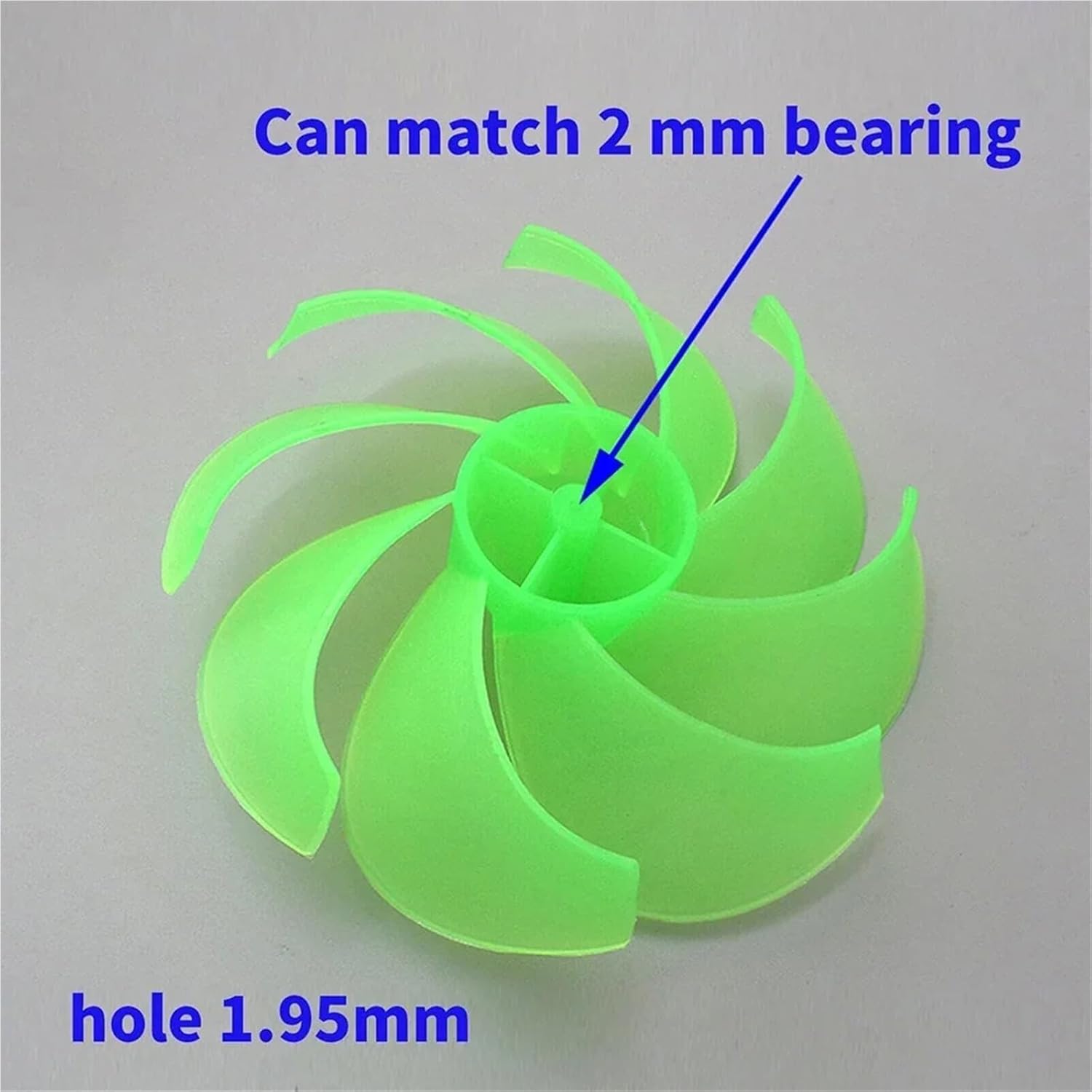 Wind Generator, 10Pcs Mini Wind Motor Blade with Bulb DIY Kit Power Alternative Energy Generator Electrical Equipment,Wind Turbines