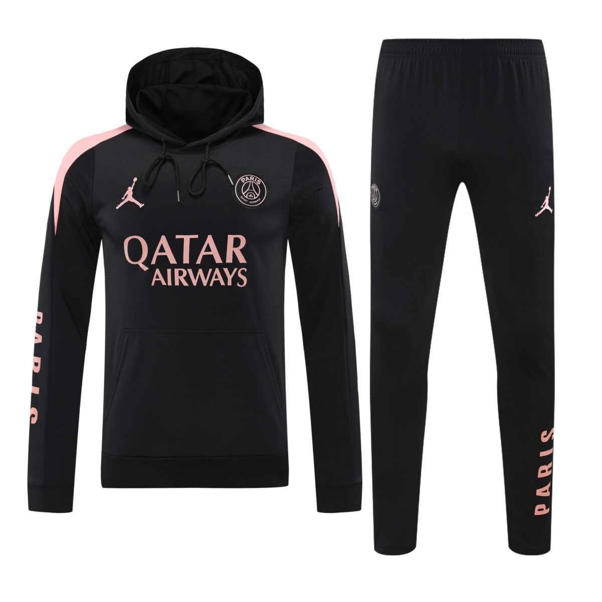 Conjunto manga larga PSG negro y rosa - NewNow