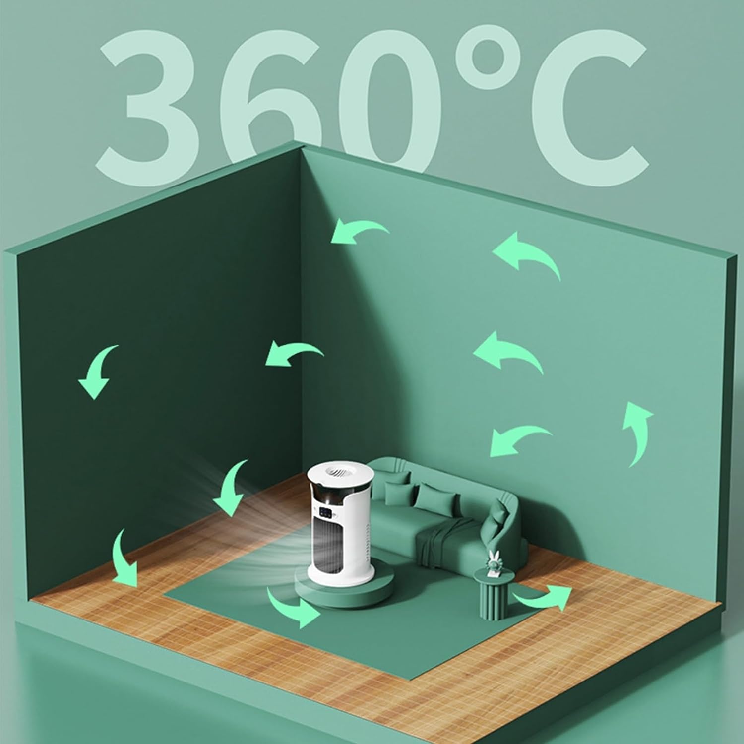 Portable Air Conditioners, Portable AC Unit With Remote Control, Powerful 3 Speeds Evaporative Air Cooler Personal Mini Air Conditioner Portable For Room Office Bedroom(A)