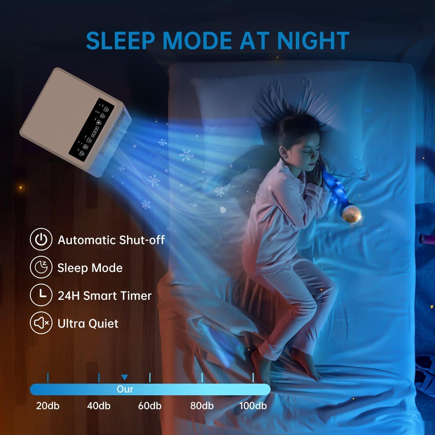 8000 Btu Portable Air Conditioner for Room Up to 350 Sq. Ft. Ac Unit Remote Controlled with Dehumidifier, Fan Mode, Efficient Cooling, Window Mount Exhaust Kit, 24Hrs Timer, White