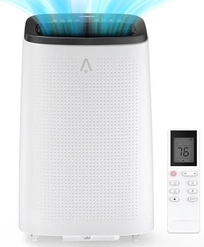 Portable Air Conditioner, 15,000 BTUs Room Air Conditioners Cooling Unit for Rooms Up to 850 Sq. Ft, Portable AC with 3-in-1 Cooling, Dehumidifying & Fan Modes, Easy Installation, White