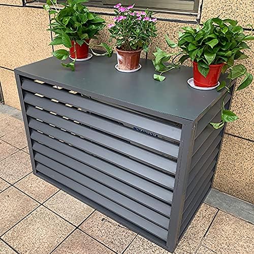 Air Conditioner Cover,Air Conditioner Privacy Fence Decorative Screen,All Weather Anti Theft AC Covers Split Air Conditioner Covers,Air Conditioner Covers for Outside Units,Ac Cover for Outs