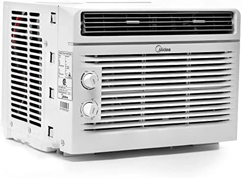 Midea 5,000 BTU Room Window Air Conditioner, Mechanical Control, DOE