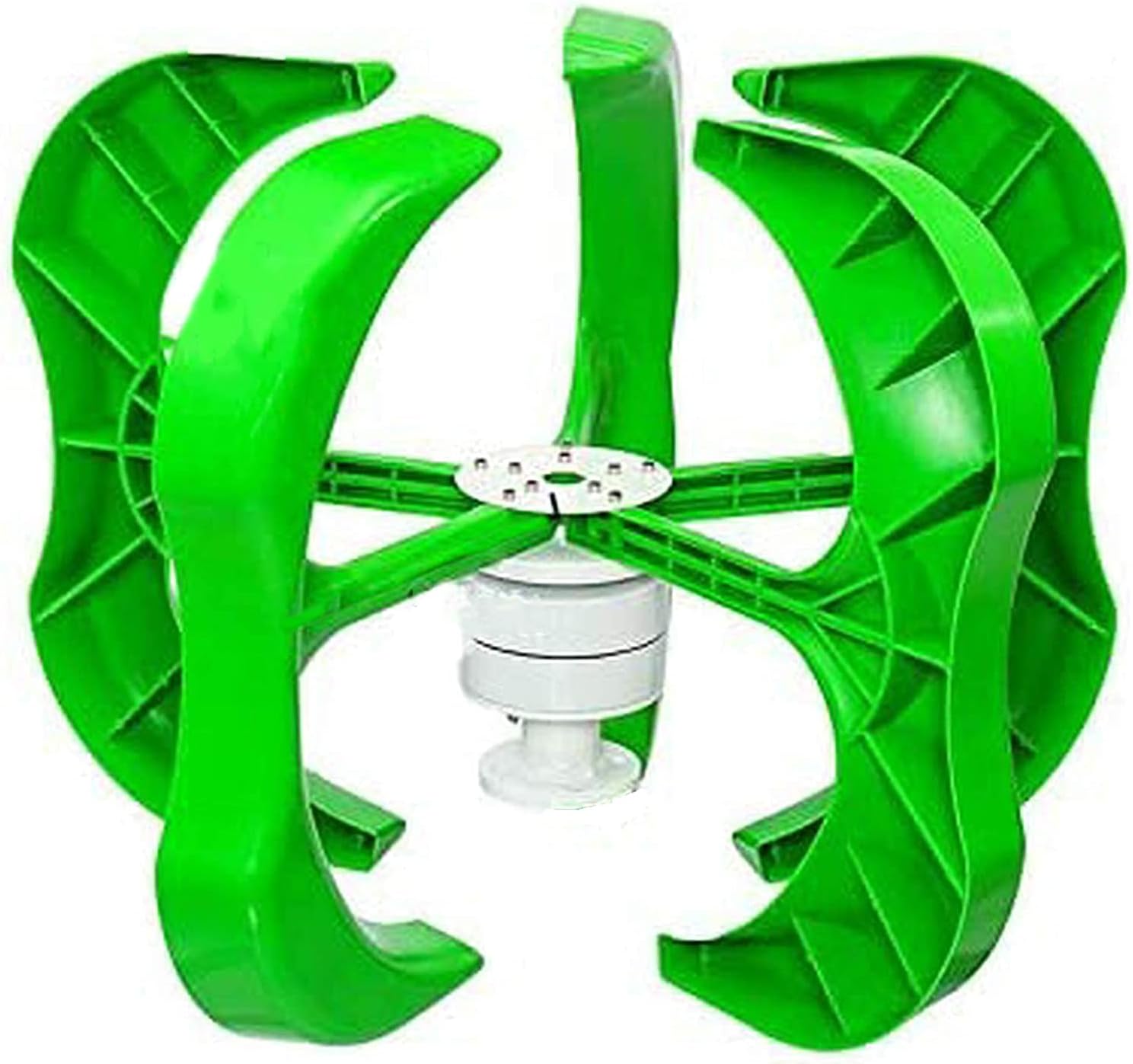 Wind Power Turbines Generator 12 24 48V 5 Blades Generator Lantern Wind Turbines Vertical Axis for Streetlight+Controller,4000w,48v