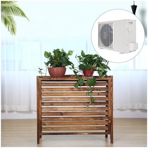 Air Conditioner And Heat Pump Cover Hide Air Conditioner Cover For Outdoor Outside Unit Privacy Air Conditioner Fence Screen Weatherproof (Size : L120 X W57 X H100cm)