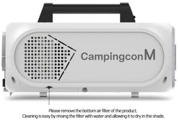 campingM portable air conditioner Convenient for outdoor activities 18.5x7.5x9.5inch 100-240V~, 50/60Hz, 2.5A