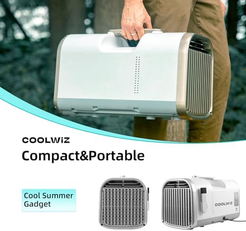 Portable Camping Air Conditioner with Smart Panel,High-Efficiency Portable AC Unit 4500BTU,Outdoor Camping ac for Tents, Cars, Trucks, Parties, Fishing,RV Van Life and Home Use